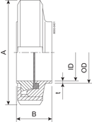 UNION S DN125 HSF0 1.4307 EPDM - DIN 11851