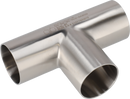 B7WWW-3-304L-7 - WELD EQUAL TEE, POLISHED ID/OD