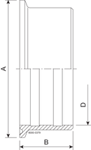 FERRULE 38-SB-304 - ISO2037