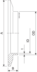 FERRULE 38-25-SB-316L - ISO2037