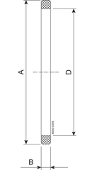 SEAL RING 104 NBR - SMS B=5.5