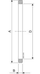 SEAL RING 32 NBR - SMS B=5.5