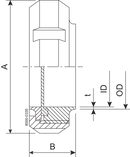 UNION COMPL SMS 63.5-316L-NBR - ISO2037