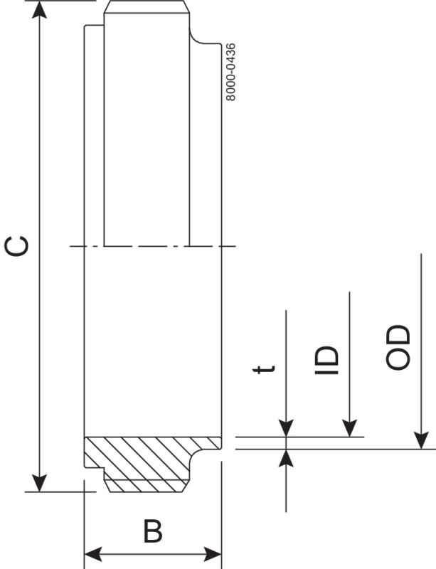 MALE PART IDF 101.6-316L - ISO2037