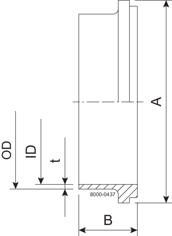 LINER IDF 51-316L - ISO2037