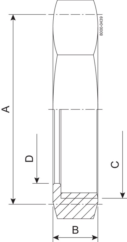 NUT RJT 51-304 - BS4825