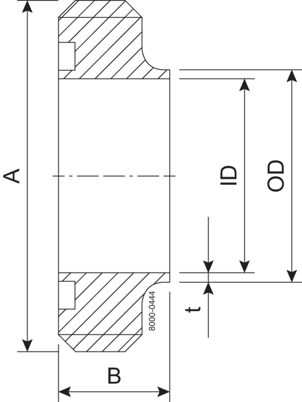 MALE PART SMS 25.4-316L - ISO2037