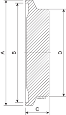 BLIND BBKS DN80 H3 1.4404 - DIN 11864-3/11853-3