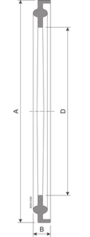 GASKET D DN20 EPDM - DIN 32676