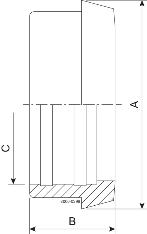 LINER D DN25 HSF0 1.4404 - DIN 11851