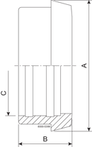 LINER D DN50 HSF0 1.4307 - DIN 11851