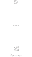 GASKET DN65 EPDM - FIT TO DIN 8MM