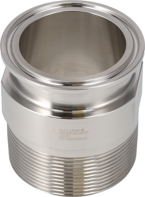 21MP 1 1/2 X 3/4-316L-7 - TC X NPT-MALE ADAPTER