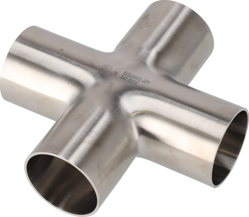 B9WWWW-1-304-7 - WELD CROSS, POLISHED ID/OD