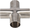 B9WWWW-2-316L-7 - WELD CROSS, POLISHED ID/OD