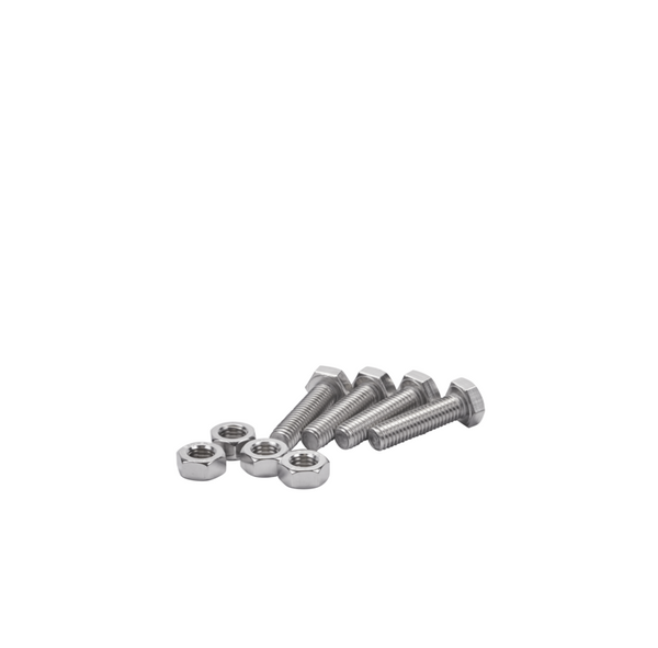 SCREW AND NUT SET DN10-50 - DIN 11864-2/11853-2