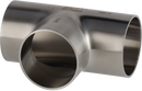 L7WWW-1-316L-7, - WELD EQUAL TEE, POLISHED ID/OD