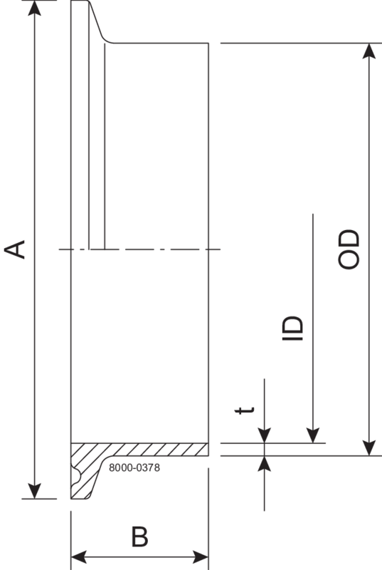 FERRULE 76.1-SB-316L - ISO2037