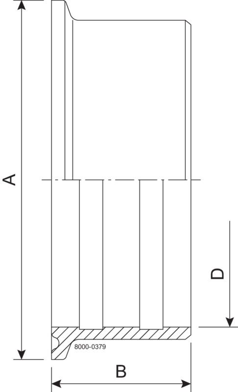 FERRULE 76.1-SB-304 - ISO2037