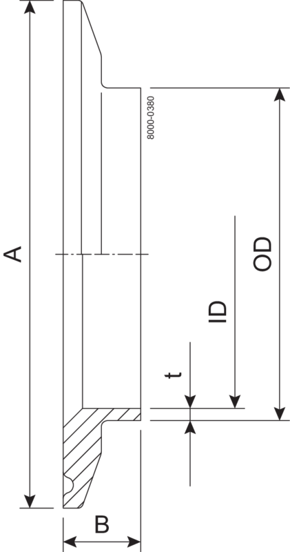 FERRULE 38-25-SB-316L - ISO2037