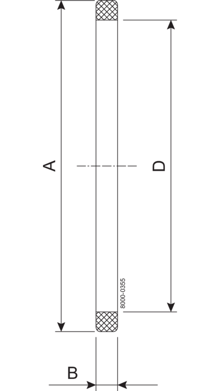 SEAL RING 101.6 EPDM - DS720