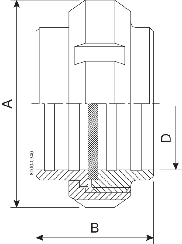 UNION COMPL. SMS 63.5-SB-304 - NBR ISO2037