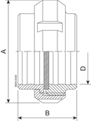 UNION COMPL. SMS 51-SB-304-NBR - ISO2037