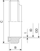 MALE PART 51-316L - SMS