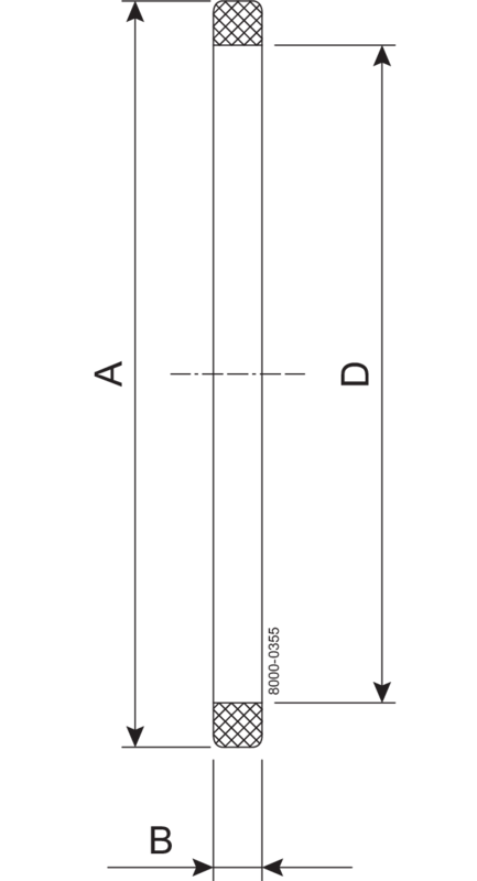 SEAL RING 104 FPM - SMS B=5.5