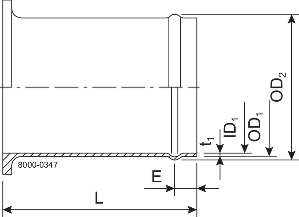 HOSE LINER 76.1-SB-316L - ISO2037