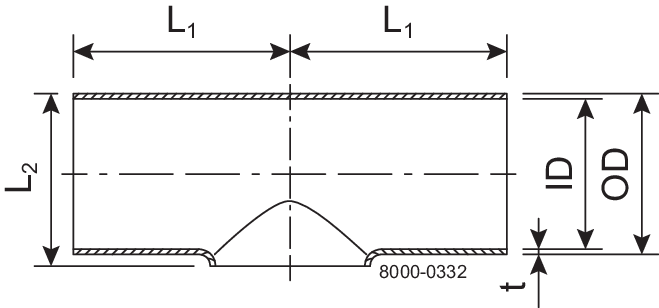 TEE 51-POL-304L - TEE-SHORT-ISO2037