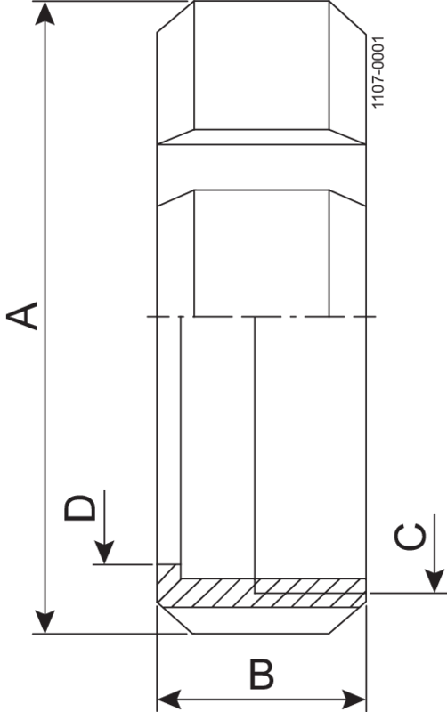 NUT IDF 51-304 - IDF