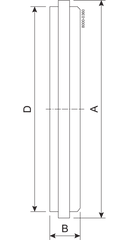 BLANK IDF 38-SB-316L - ISO2037