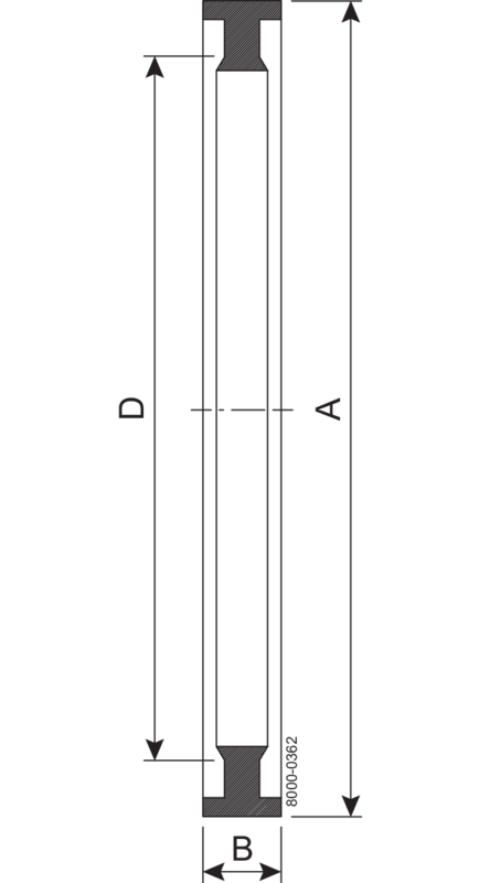 SEAL RING T 51 FPM - IDF B=7.0 TO 9.5