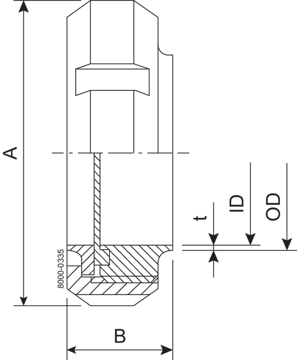 COMPL.UNION SMS W NBR 316L 32