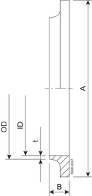LINER SMS 101.6-316L - ISO2037