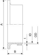 LINER LONG 25-316L - ISO2037