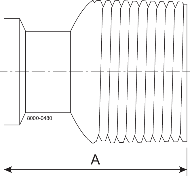 21MP-1 X 1-316L-7 - TC X NPT-MALE ADAPTER