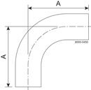 L2S-2 1/2-316L-7 - 90-WELD BEND POLISHED ID/OD