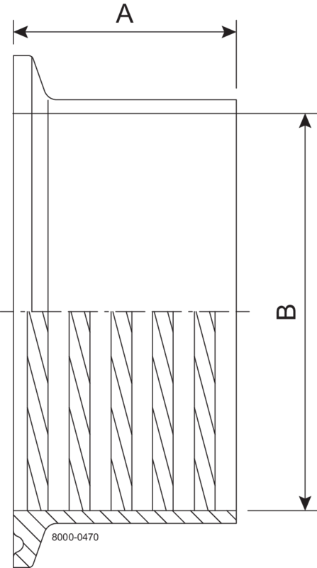 14RMP-2-316L-7 - TC FERRULE FOR EXPANDING