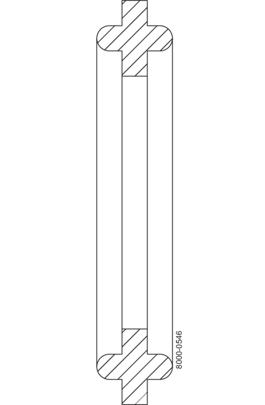 40MP-U-2 - STD TC GASKET 2" BUNA