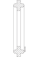 40MP-SFYW-1 - TC GASKET 1" WHITE VITON