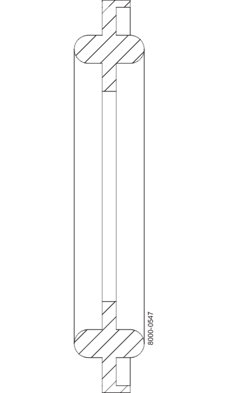 40MPF-E-2 1/2 - FLANGED TC GASKET 2.5" EPDM