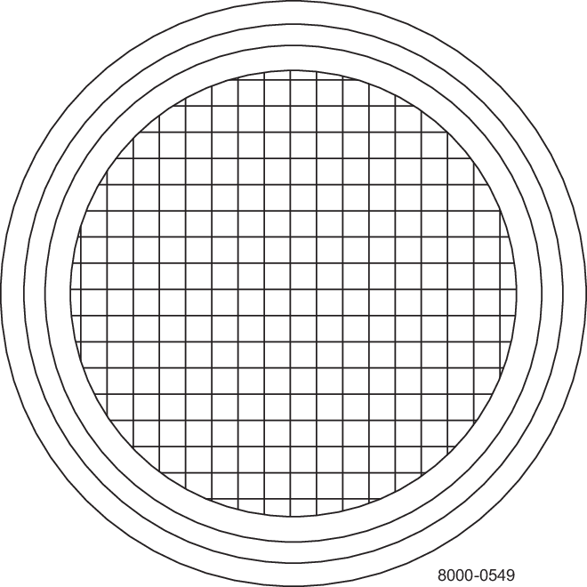 40MPS-U-3 - 10 MESH SCREEN GSKT 3" BUNA