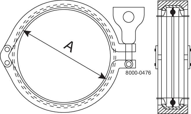 A12MPS-2 1/2-S-304 - TRI-CLAMP SWIVEL JOINT 2 1/2" 304