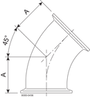 B2KMP-1 1/2-316L-PM - BPE TC 45 15RAEP/POL OD SF4