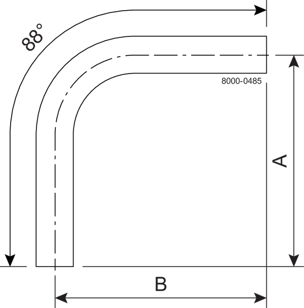 B288S-1 1/2-316L-PM - BPE WELD 88 15RAEP/POL OD SF4