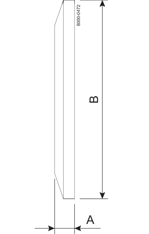 16AMP-1-316L-PL - TYPE A END CAP 20RA SF1