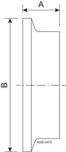 14WMPS-6-316L-PM - TC SHORT WELD FERRULE 15RA SF4