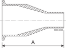 B31MS-1 X 1/2-316L-PL - BPE ConRed-TCxWeld 20Ra, SF1